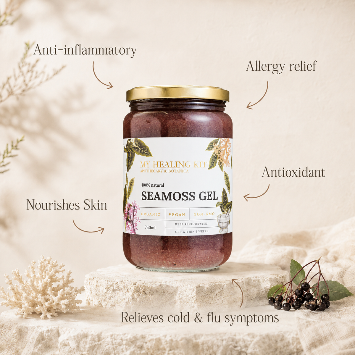 Elderberry Seamoss